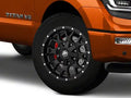 ~(48 lbs. 22X22X11)~ WARRIOR (8015) MATTE BLACK 20X10 6-135/6-139.7 -25MM 108MM