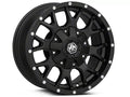 ~(48 lbs. 22X22X11)~ WARRIOR (8015) MATTE BLACK 20X10 6-135/6-139.7 -25MM 108MM