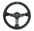 NRG Carbon Fiber Steeering Wheel (350mm) Deep Dish - Full Carbon