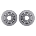 R1 Concepts Brake Rotor- D/S - Silver Fits BMW 540i