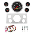 AutoMeter Mounting Solutions 73-79 Ford Truck Billet Panel/Gauge Kit - 5in. (x1) & 2-1/16in. (x4)