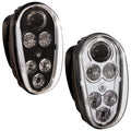 515 MODEL 1248V ECE LED MATERIAL HANDLING HEADLIGHT W/BLACK INNER BEZEL