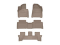 WeatherTech Tan Front Rear Rear FloorLiner HP Fits -24-26 Santa Fe Hybrid 451865-1-5-3IM