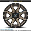 ICON Rebound 17x8.5 6x120 0mm Offset 4.75in BS 67mm Bore Bronze Wheel