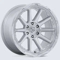FUEL WHEELS CIRCUIT 17X9 5X5 71 -12 G-SLV-MCH CAST ALUMINUM GLOSS SILVER W MACHINED FACE FC887SD17905012N