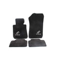 F06 MATS; BLACK W/ SILVER LOGO