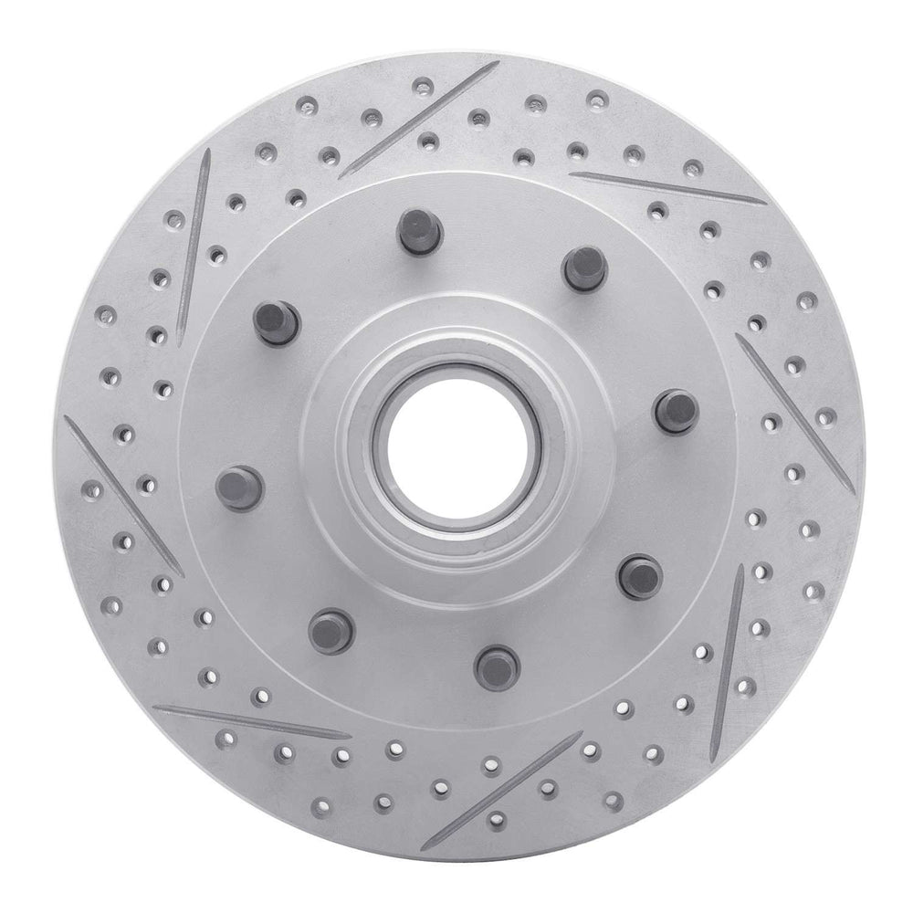 DFC 92-02 Chevrolet C1500 Suburban Front Left Drilled & Slotted Geoperformance Rotor