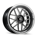 RIDLER 611 611 GLOSS BLACK/MILLED WITH DIAMOND CUT LIP 18X9.5 5-127 0MM 83.82MM