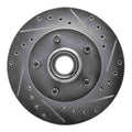 DFC 04-08 Ford F-150 RWD Front Right Drilled & Slotted Silver Brake Rotor