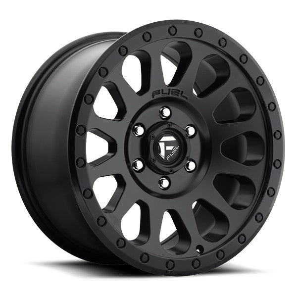 FUEL WHEELS VECTOR 17X8.5 5X5 BD 4.50 78.1 -06MM CAST ALUMINUM MATTE BLACK D57917857345