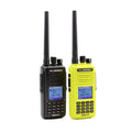 Rugged Radios PATROL Moto Kit - Ear Piece and Hand Mic With Black RDH-X -Business Band Radio