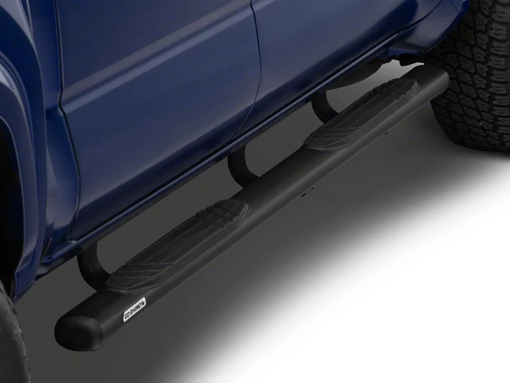 24C TACOMA 4IN OE XTREME SIDE STEPS WITH MOUNTING BRACKETS KIT TEXTURED BLACK