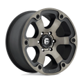 FUEL WHEELS BEAST 17X9 5X5.0 71 MBD 20 CAST ALUMINUM MATTE BLACK DOUBLE DARK TINT D56417907557