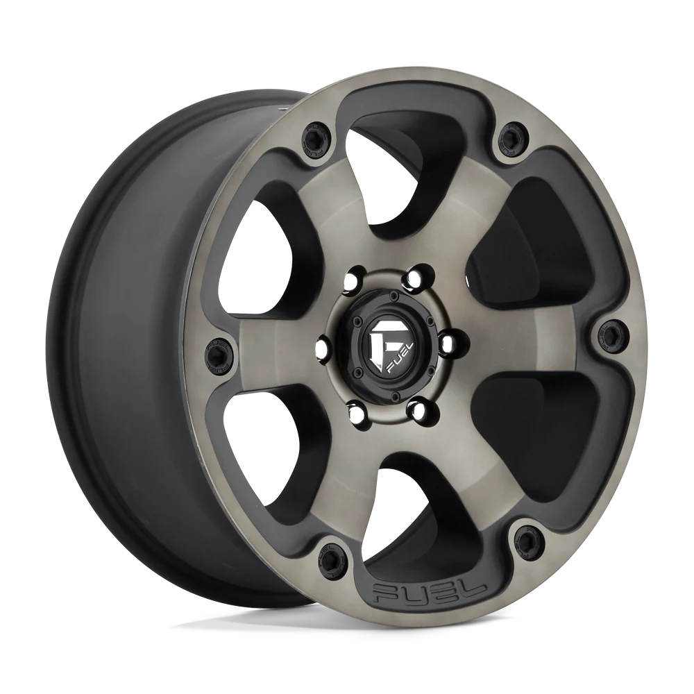 FUEL WHEELS BEAST 17X9 5X5.0 71 MBD 20 CAST ALUMINUM MATTE BLACK DOUBLE DARK TINT D56417907557