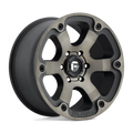 FUEL WHEELS BEAST 17X9 5X5.0 71 MBD 20 CAST ALUMINUM MATTE BLACK DOUBLE DARK TINT D56417907557