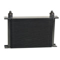 25 ROW SERIES 10000 STACK PLATE COOLER 90DEG SWIVEL 6AN FITTING ALUMINUM