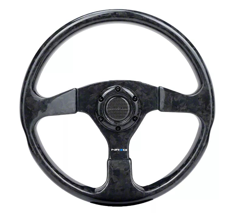 NRG Forged Carbon Fiber Steering Wheel (350mm / 3in. Deep)