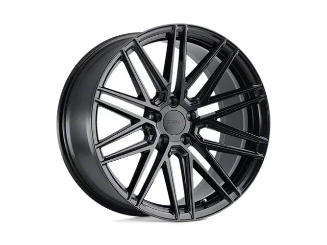 ~(27 lbs. 21X21X11)~ TSW PESCARA 19x9.5 5/114.3 ET40 CB76.1 GLOSS BLACK