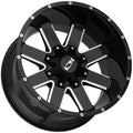 ION 141 18x9 / 8x170 BP / 18mm Offset / 125.2mm Hub Gloss Black Milled Wheel