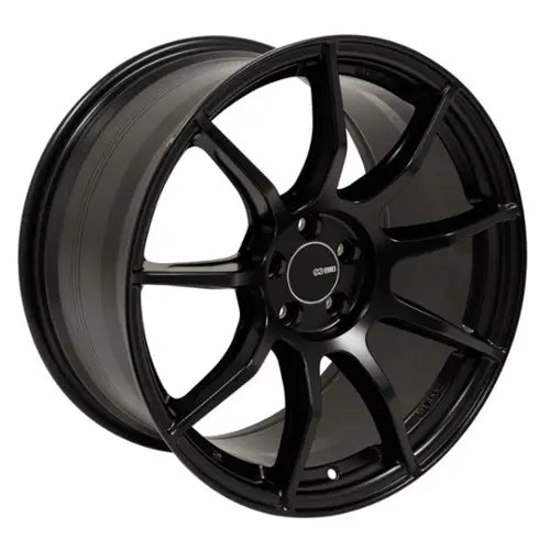 Enkei black auto part