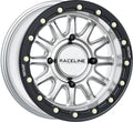 Raceline ALPHA HYPER SILVER W/ BLACK OUTER RING 15X7 4X156 10 - A14SB-5705610