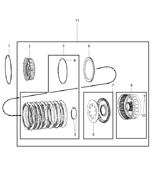 Mopar SPRAG; LOW REVERSE 68RFE