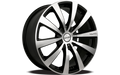 ~(38 lbs. 22X22X10)~ TR3 (3130) BLACK/MACHINED FACE/MACHINED LIP 20X8.5 5-114.3/5-120 20MM 74.1MM