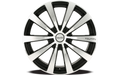 ~(38 lbs. 22X22X10)~ TR3 (3130) BLACK/MACHINED FACE/MACHINED LIP 20X8.5 5-114.3/5-120 20MM 74.1MM