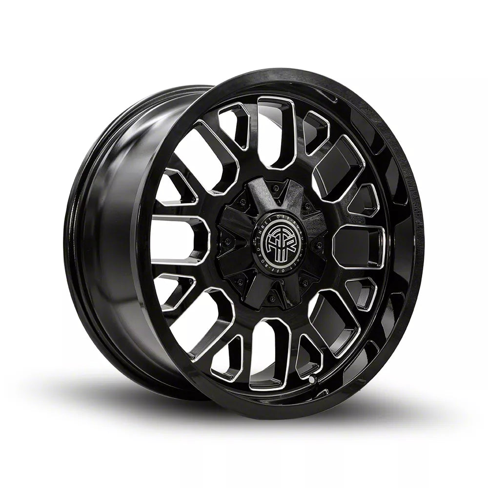 ATTITUDE 802 18X9.0 GLOSS BLACK/MILLED 5X114.3/5X127 18MM OS 87.1 CB