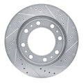DFC 19-25 Ram 4000 (Mexico) Rear Right Drilled & Slotted Silver Brake Rotor