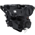 9498 MUSTANG HEADLIGHTS 1 PC BLACK CLEAR PROJECTOR W/CCFL HALOS
