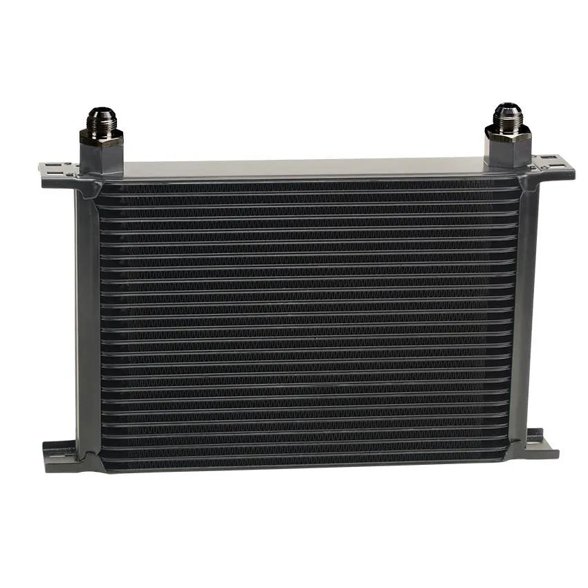 25 ROW SERIES 10000 STACK PLATE COOLER 90DEG SWIVEL 8AN FITTING ALUMINUM