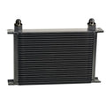 25 ROW SERIES 10000 STACK PLATE COOLER 90DEG SWIVEL 8AN FITTING ALUMINUM