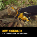 COMPACT BRUSHLESS CORDLESS CHAINSAW 12IN 20V MAX TOOL ONLY BLACK/YELLOW