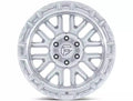 FUEL WHEELS RAIL 17X9 5X5 71 1 G-SLV MCH CAST ALUMINUM GLOSS SILVER W MACHINED FACE FC890SD17905001
