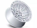 FUEL WHEELS RAIL 17X9 5X5 71 1 G-SLV MCH CAST ALUMINUM GLOSS SILVER W MACHINED FACE FC890SD17905001