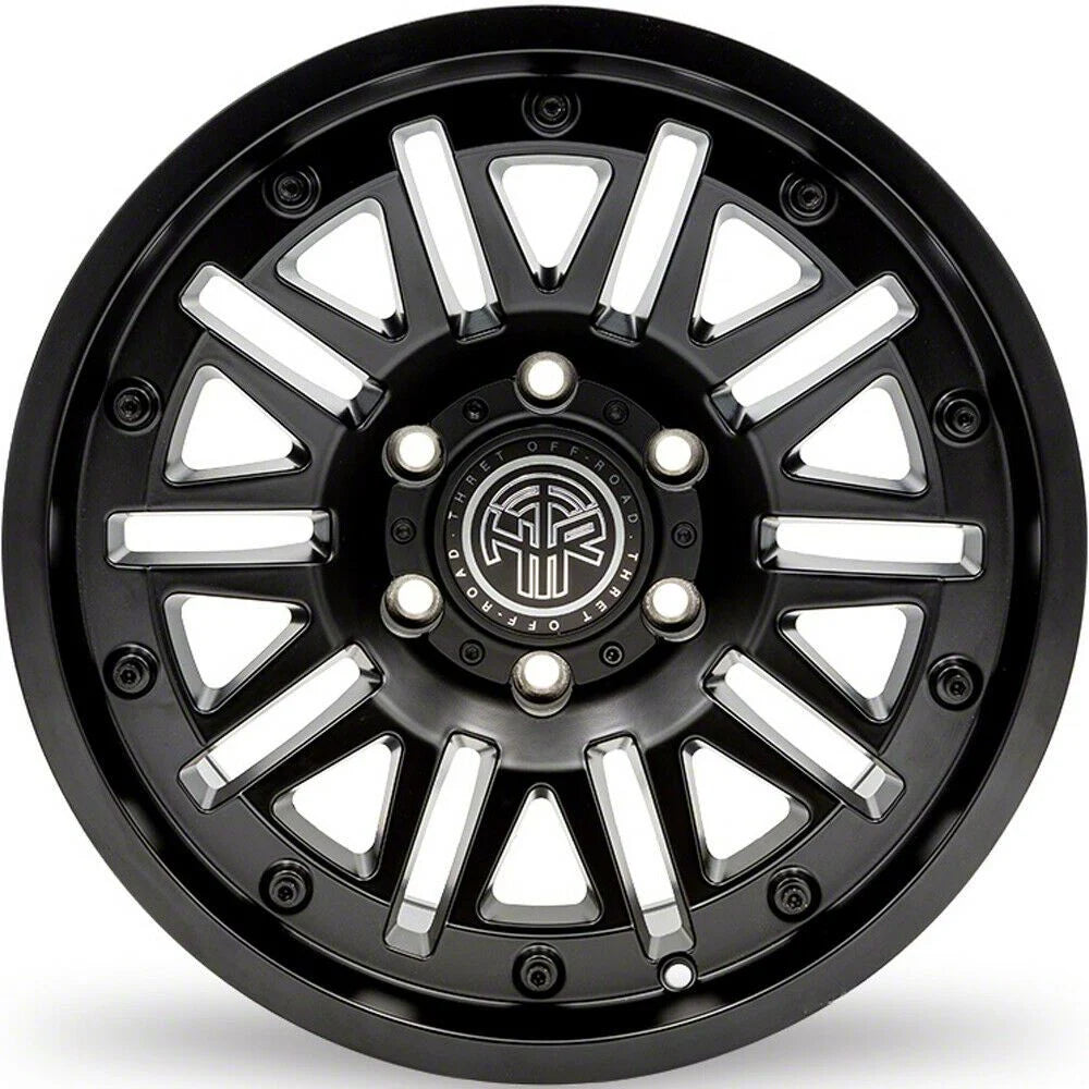 STORM 701 18X9.0 SATIN BLACK 6X139.7 12MM OS 106.1 CB