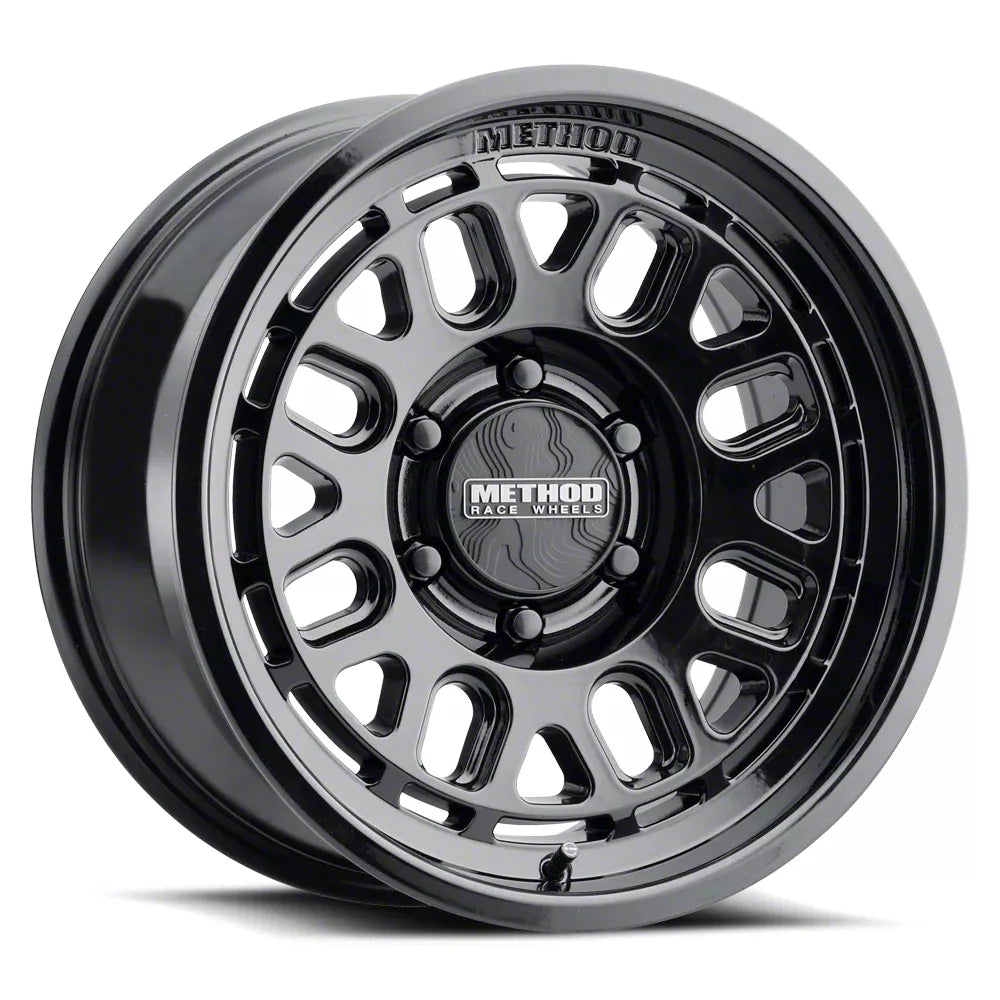 Method MR321 17x8.5 +25mm Offset 6x5.5 BP 106.25mm CB Gloss Black Wheel