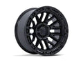 FUEL WHEELS RAIL 17X9 5X5 71 1 M-BLK BLK-LP CAST ALUMINUM MATTE BLACK W GLOSS BLACK LIP FC890MB17905001