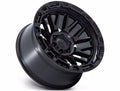 FUEL WHEELS RAIL 17X9 5X5 71 1 M-BLK BLK-LP CAST ALUMINUM MATTE BLACK W GLOSS BLACK LIP FC890MB17905001