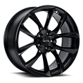 SPIDER 20X9.5 5X114.3 ET45 CB64.1 GLOSS BLACK
