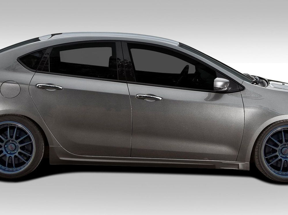 2013-2016 Dodge Dart Duraflex Racer Side Skirt Rocker Panels - 2 Piece