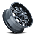 MAYHEM WARRIOR 8015 BLACK MILLED SPOKES 20X9 8-165.1 18MM 124.1MM