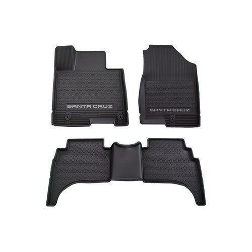 WeatherTech Grey Front Rear Rear FloorLiner HP Fits -24-26 Santa Fe 461865-1-2-3IM