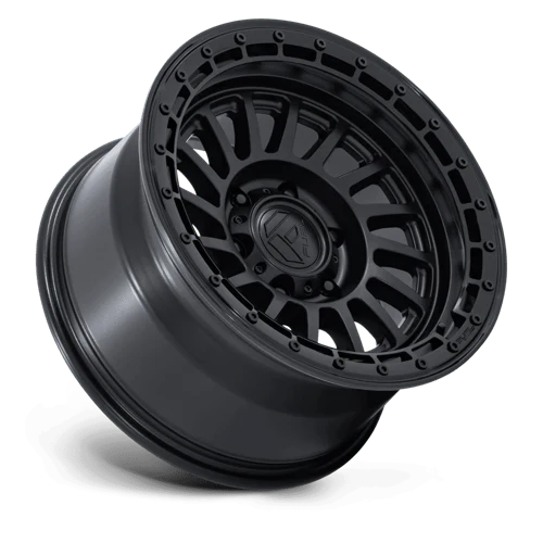 FUEL WHEELS HAVOC 17X9 6X135 87 -12 M-BLK-GB-LP CAST ALUMINUM MATTE BLACK W GLOSS BLACK LIP FC897MB17906312N