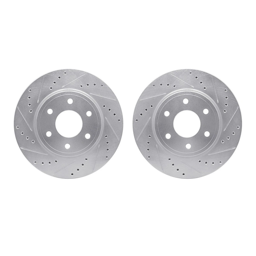 R1 Concepts Brake Rotor- D/S - Silver Fits Nissan Frontier