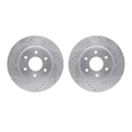 R1 Concepts Brake Rotor- D/S - Silver Fits Nissan Frontier