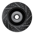 R1 05-07 Ford F-250 2WD (Super Duty) Front Left Drilled & Slotted Silver Brake Rotor