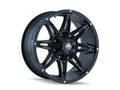 Mayhem 8090 Rampage 20x9 / 8x165.1 BP / 18mm Offset / 130.8mm Hub Matte Black Wheel