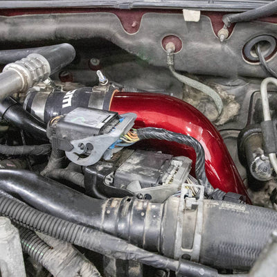 Wehrli Driver Side 3 in. Intercooler Pipe 04.5-10 Duramax LLY LBZ LMM WCFab Grey WCFab Grey 100352-GRY